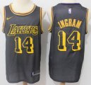 Nike Lonzo Ball #14 Brandon Ingram black nba basketball Jerseys-MHD