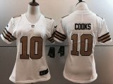 Women New Orleans Saints Brandin Cooks #10 Nike White Color Rush Limited Jersey