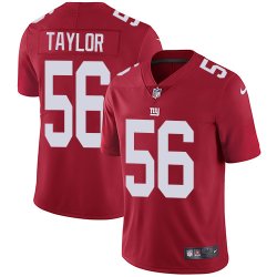 New York Giants #56 Lawrence Taylor Nike red Color Rush Limited Jersey