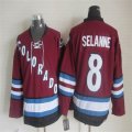 Colorado Avalanche #8 Teemu Selanne red nhl hockey jerseys