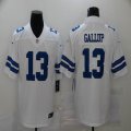 Nike Dallas Cowboys #13 Michael Gallup white color rush limited jerseys-BD