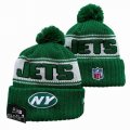 2024 New York Jets green white NFL Sports Cuffed Knit Hats 01