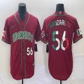 2023 World Cup Mexico #56 Randy Arozarena red majestic baseball jerseys 32