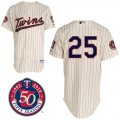 Minnesota Twins 25# thome cream MLB Jerseys