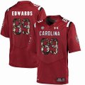 Custom South Carolina #89 Bryan Edwards red fashion college football jersey