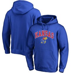 Fanatics Branded Kansas Jayhawks Royal Campus Pullover Hoodie