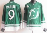 New Jersey Devils 9 PARISE green NHL Jerseys