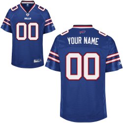 Buffalo Bills Customized Personalized Team Color Jersey