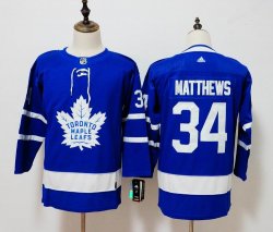 Youth Adidas Toronto Maple Leafs #34 Auston Matthews blue NHL hockey jersey