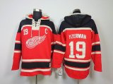 Detroit Red Wings Gordie YZERMAN 19 red NHL Hooded Sweatshirt