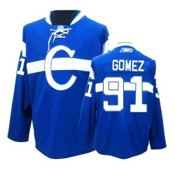 Montreal Canadiens 91 Gomez blue NHL Jerseys