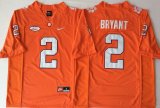 Clemson Tigers #2 Kelly Bryant orange College Football Jersey -pns