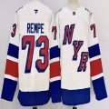 New York Rangers #73 Matt Rempe white hockey jersey