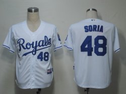 MLB Jerseys Kansas City Royals 48 Soria White jersey