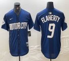 Nike Detroit Tigers #9 Jack Flaherty blue Majestic baseball jerseys city version