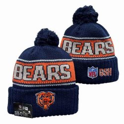 2024 Chicago Bears dark blue orange white NFL Sports Cuffed Knit Hats