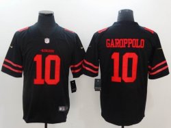 San Francisco 49ers #10 Jimmy Garoppolo nike black Color Rush Limited Jersey