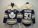 Toronto Maple Leafs #93 Doug Gilmour Blue NHL Hooded Sweatshirt