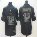 Nike Green Bay Packers #12 Aaron Rodgers black gold Color Rush Limited Jersey