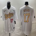 MLB All-Star Nike Los Angeles Dodgers #17 Shohei Ohtani white majestic baseball jerseys-BD 01