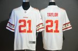 Washington Redskins #21 Sean Taylor white nike Color Rush Limited Jersey with Sleeve label