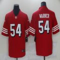 Nike San Francisco 49ers #54 Fred Warner red color Rush Limited Jerseys-BD