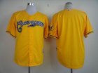 Milwaukee Brewers Authentic Blank Cerveceros Cool Base Jersey