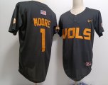 Tennessee Volunteers #1 Christian Moore Black NCAA jerseys