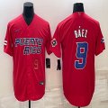 Puerto Rico #9 Baseball #9 Javier Báez red 2023 World Baseball Classic Replica Player Jersey 01