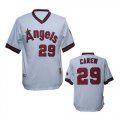 Angeles Angels 29 Carew White MLB Jerseys