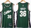 Nike Boston Celtics 36# Marcus Smart green basketball jerseys 6 patch