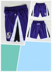 Adidas Sacramento Kings purple nba shorts