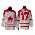 NHL canada #17 Carter White hockey jersey