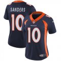 women Denver Broncos #10 Emmanuel Sanders Nike blue Color Rush Limited Jerseys