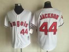 Anaheim Angels #44 Reggie Jackson Throwback MLB Jerseys