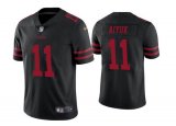 Nike San Francisco 49ers #11 Brandon Aiyuk black Color Rush Limited Jersey