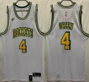 Nike Houston Rockets #4 Jalen Green white nba Basketball jersey-HL