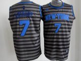 New York Knicks #7 Carmelo Anthony Gray stripe limited Jerseys