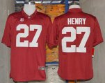 Alabama Crimson Tide Derrick Henry 27 College Football Limited Jerseys - Crimson