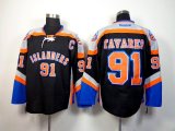 New York Islanders 91 John Tavares Black NHL Jerseys (C Patch)