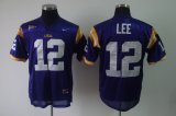 NCAA LEE 12# purple jerseys