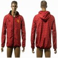 2015 Manchester United Training All Weather Jacket -red