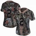 Women Buffalo Bills #2 Peterman nike Camo Color Rush Limited Jersey