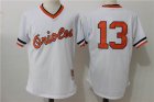 Baltimore Orioles #13 Manny Machado white throwback MLB Jerseys