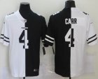 oakland raiders #4 Derek Carr Nike white black Split Color Rush Limited Jersey-BD