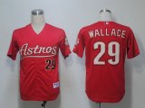 Houston Astros 29 Wallace Red MLB Jerseys