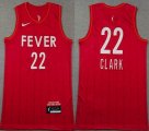 Indiana Fever #22 Caitlin Clark Nike Red Rebel Edition Victory Player Jerseys- TY