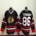 chicago blackhawks #86 Teuvo Teravainen black nhl jerseys