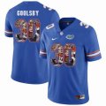 Custom Florida Gators #30 DeAndre Goolsby blue fashion college football jersey