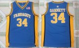 Farragut 34 Kevin Garnett Blue High School Basketball Jersey